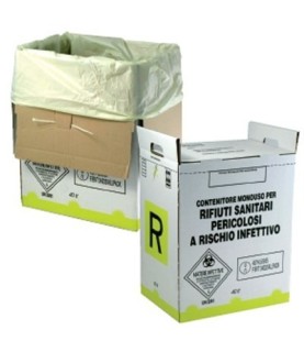 Contenitore rifiuti speciali in cartone
